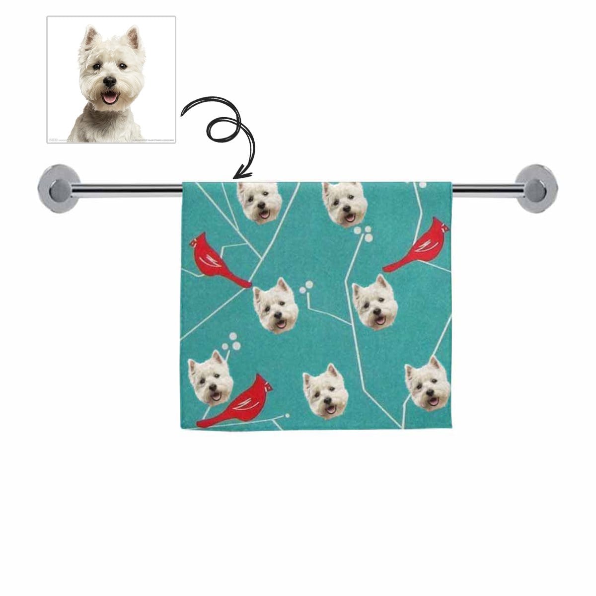 Custom Custom Dog Faces Towels - YesCustom