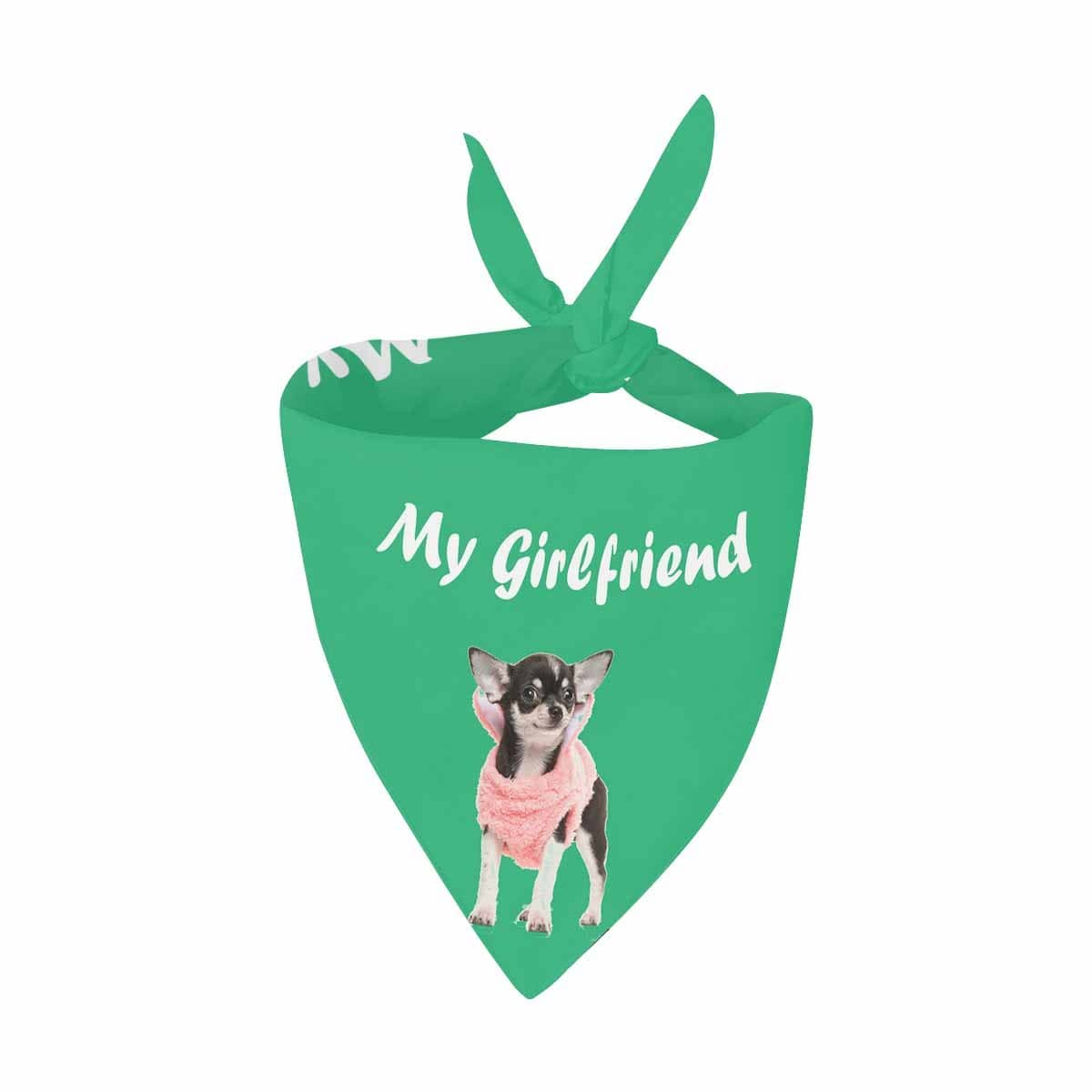 Custom Custom Dog My Girlfriend Pet Bandana - YesCustom