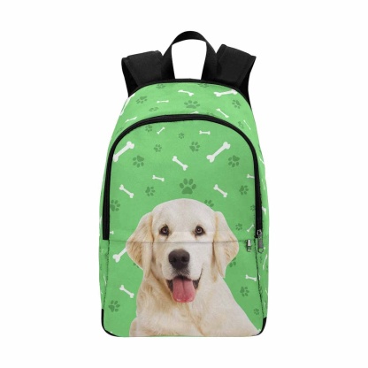 Custom Custom Dog Paw and Bone Backpack - YesCustom
