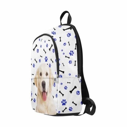 Custom Custom Dog Paw and Bone Backpack - YesCustom
