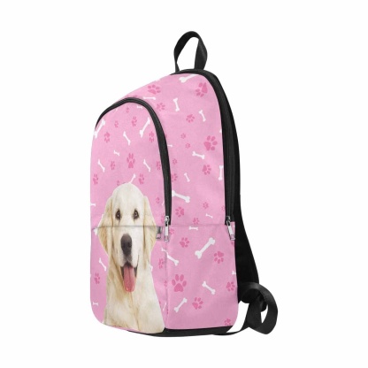 Custom Custom Dog Paw and Bone Backpack - YesCustom