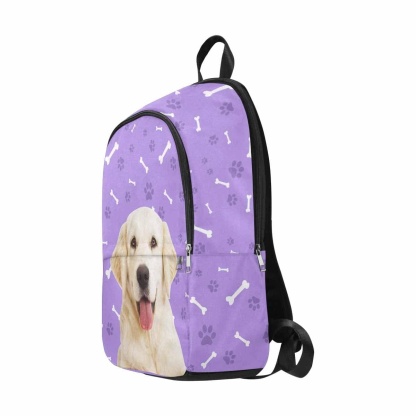 Custom Custom Dog Paw and Bone Backpack - YesCustom