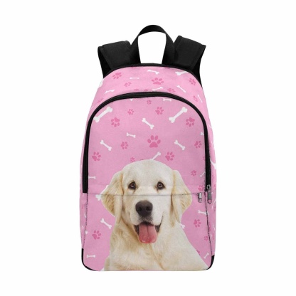 Custom Custom Dog Paw and Bone Backpack - YesCustom
