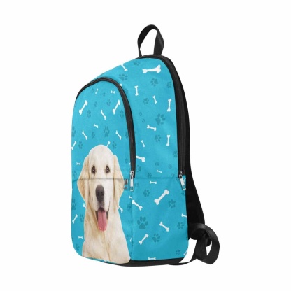 Custom Custom Dog Paw and Bone Backpack - YesCustom