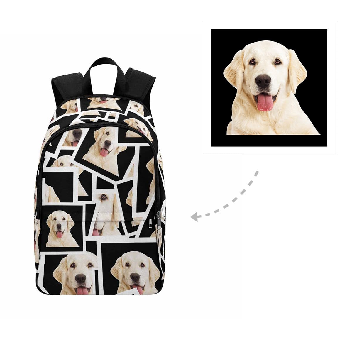 Custom Custom Dog Photo Backpack - YesCustom