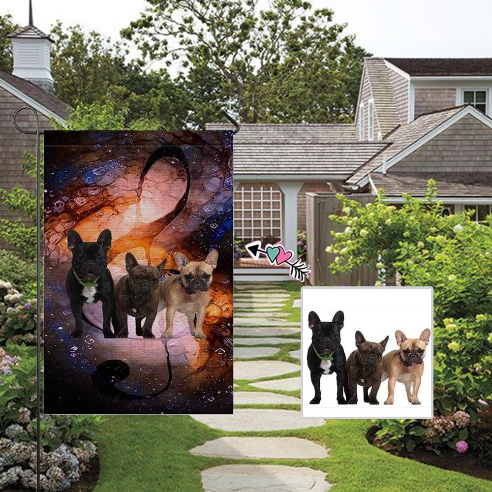 Custom Custom Dogs Face Garden Flag - YesCustom