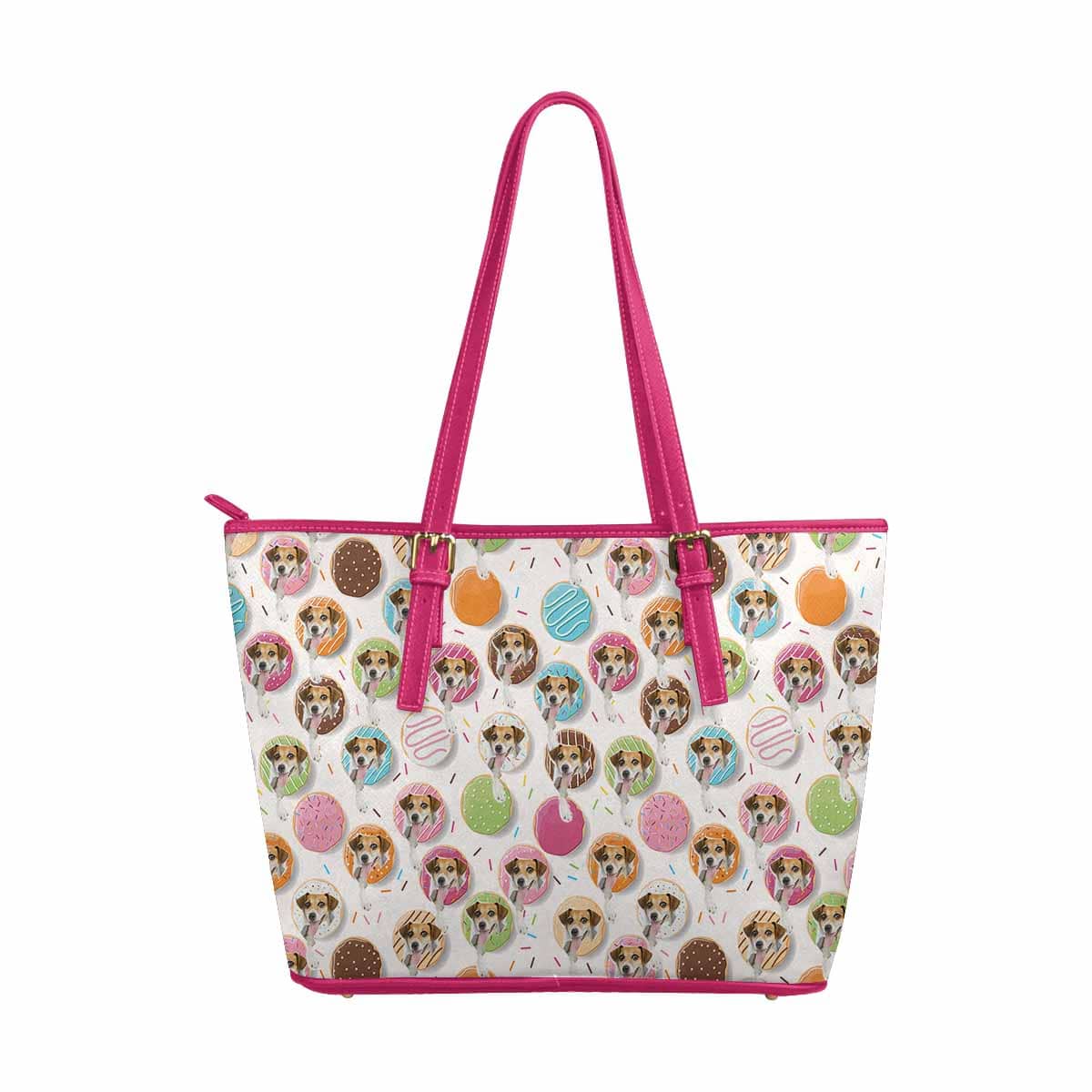 Custom Custom Donuts Dog Women's Tote Bag - YesCustom
