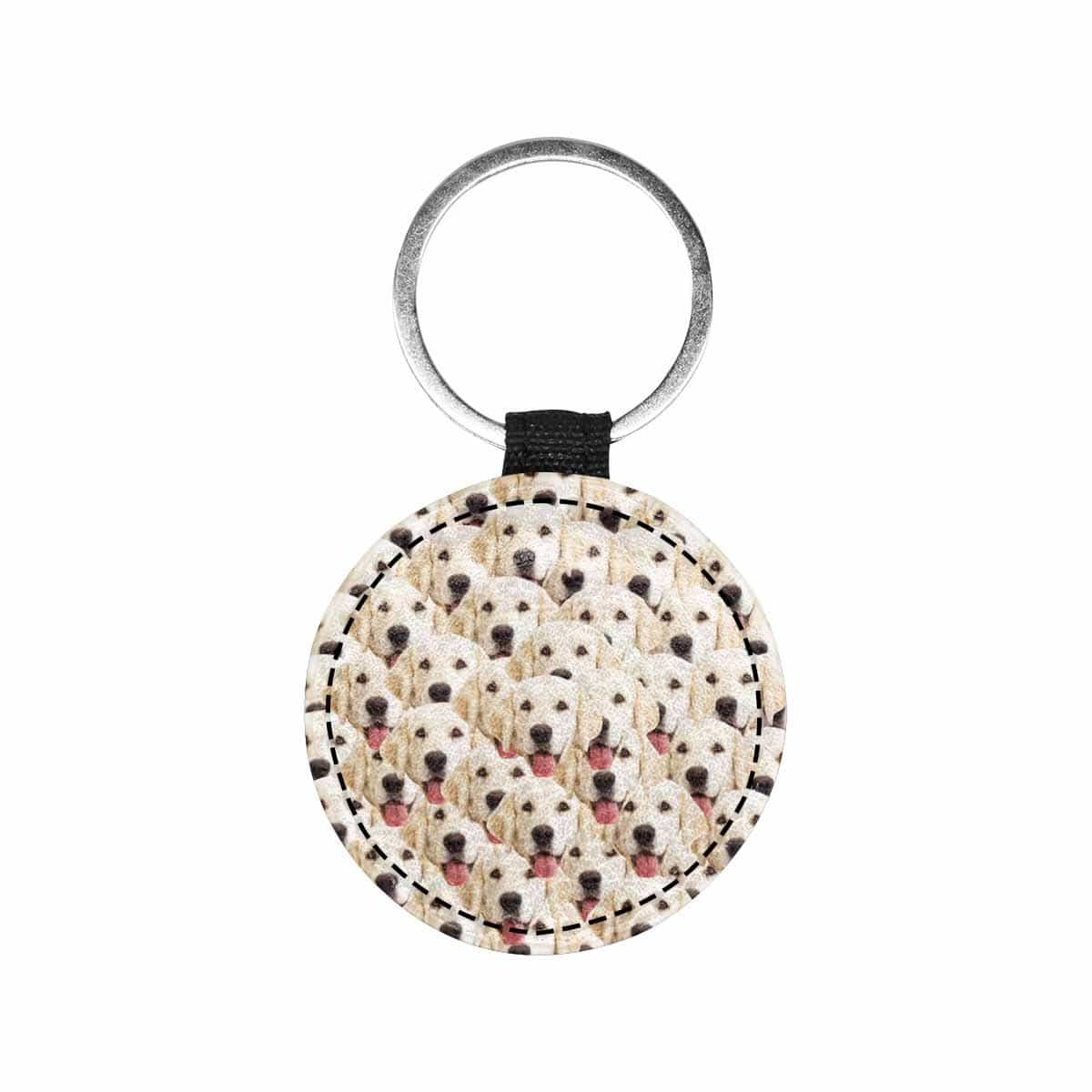 Custom Custom Face All Over Print Round Pet ID Tag - YesCustom