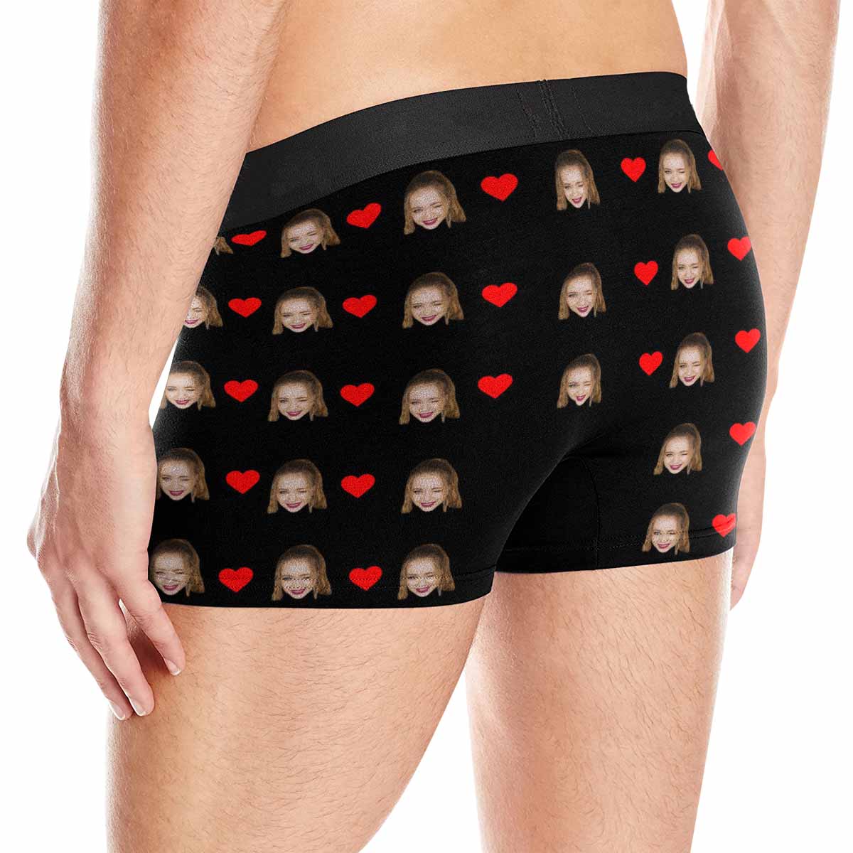 Custom Custom Face Always Be Mine Men's Print Boxer Briefs Made for You Custom Underwear For Valentine's Day Gift - YesCustom
