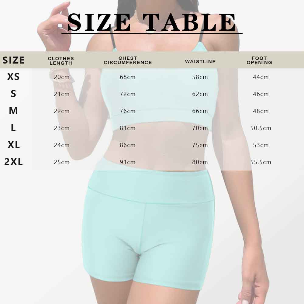 Custom Custom Face Irregular Shape Boyshorts Bikini Set Personalized High Waisted Sling Bikini Bathing Suit - YesCustom