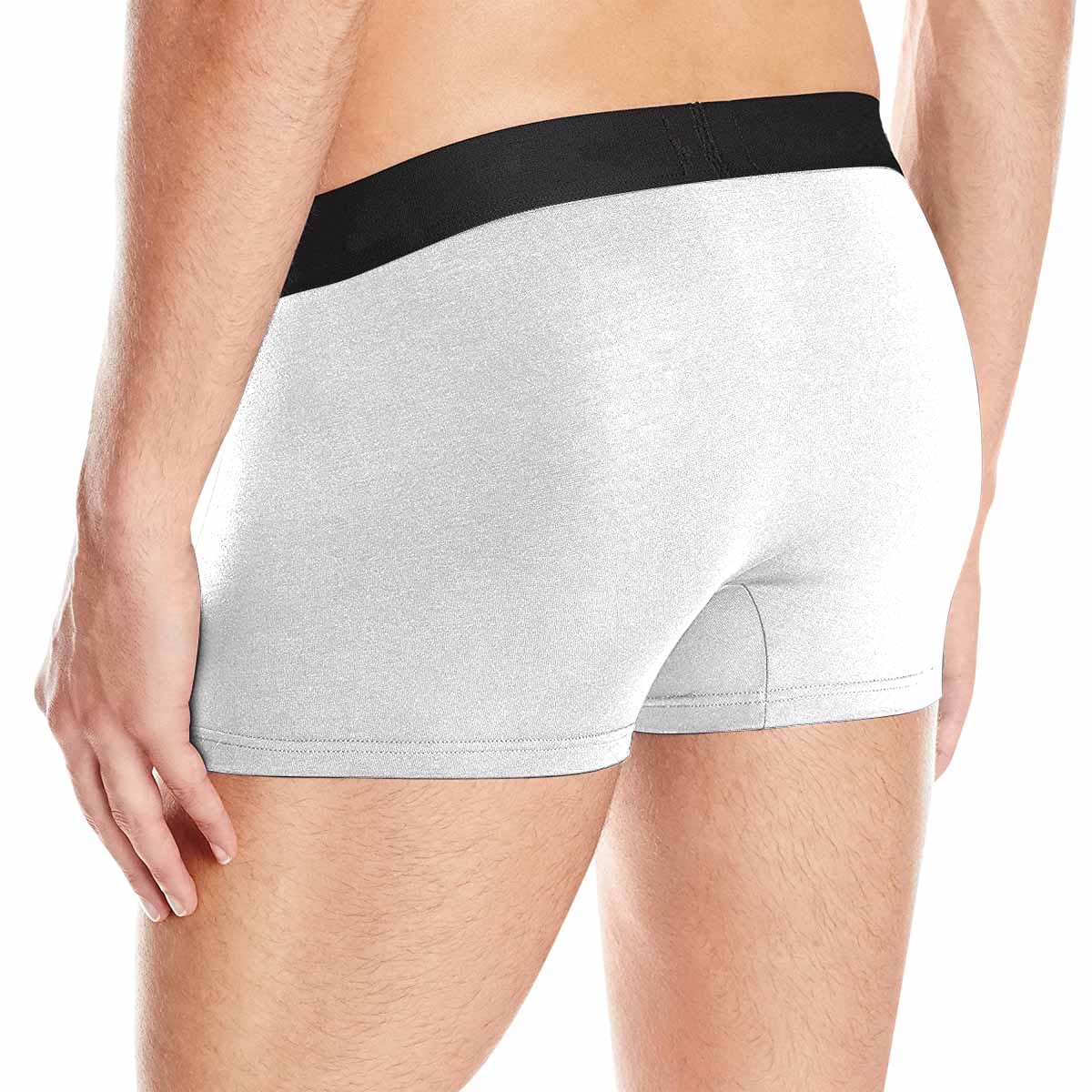 Custom Custom Face Hands White Men's Boxer Briefs Personalized Photo Funny Boxer Underwear Novelty Boxers For Valentine's Day Gift - YesCustom