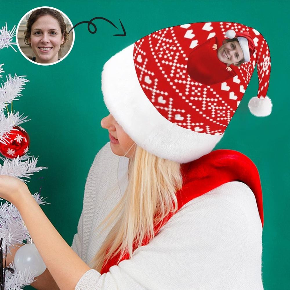 Custom Custom Face Best Gift Christmas Hat - YesCustom