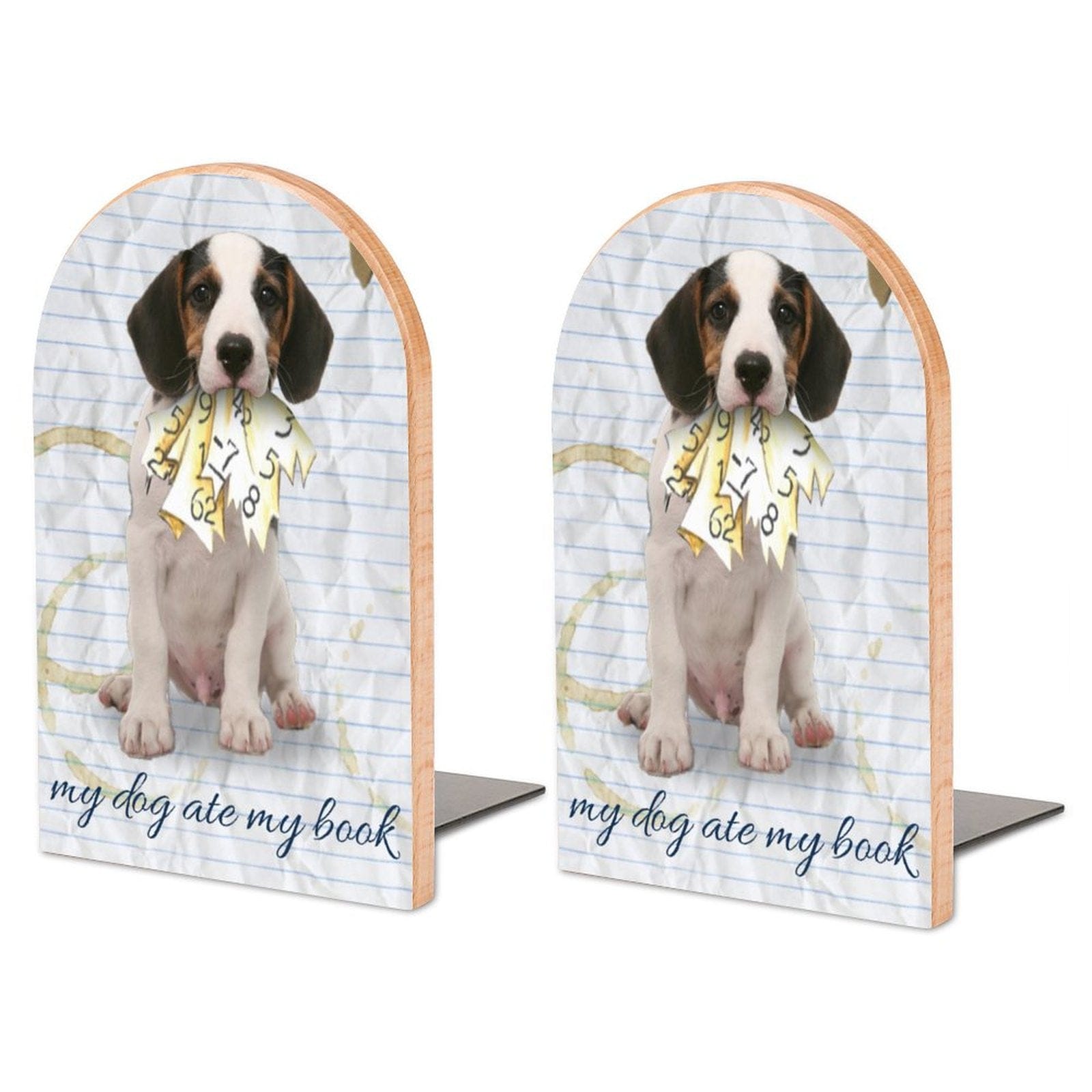 Custom Custom Face Bookends Bookshelf Holder for Students - YesCustom