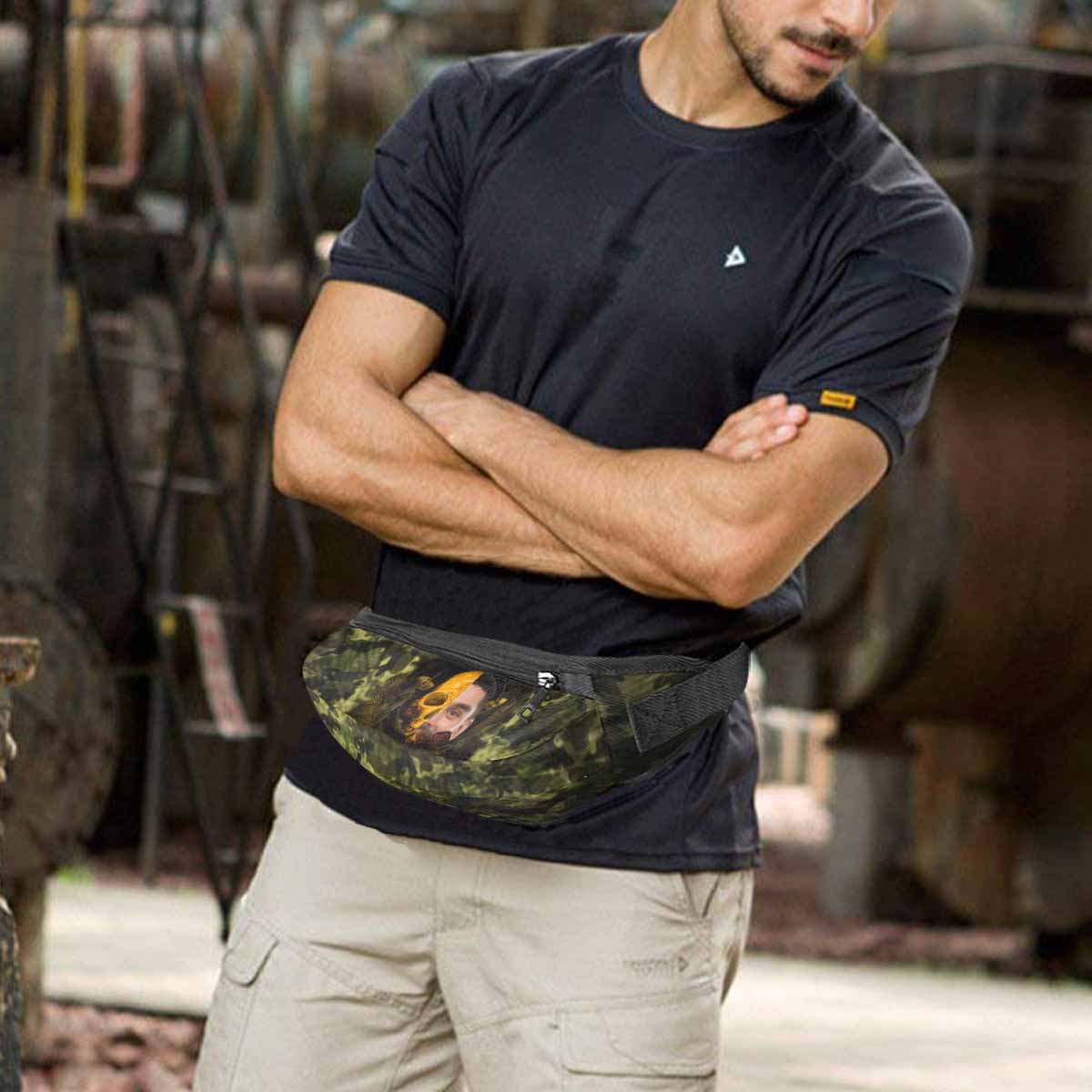 Custom Custom Face Camo Skull Waist Bag - YesCustom