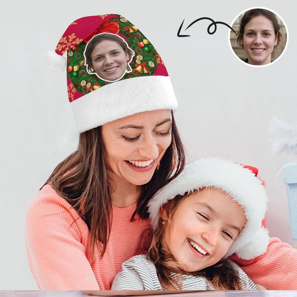 Custom Custom Face Christmas Tree Gift Christmas Hat - YesCustom