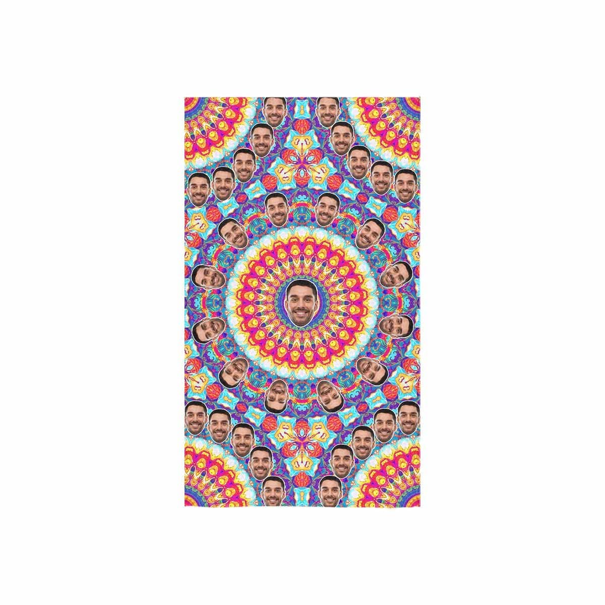 Custom Custom Face Circle Towel - YesCustom