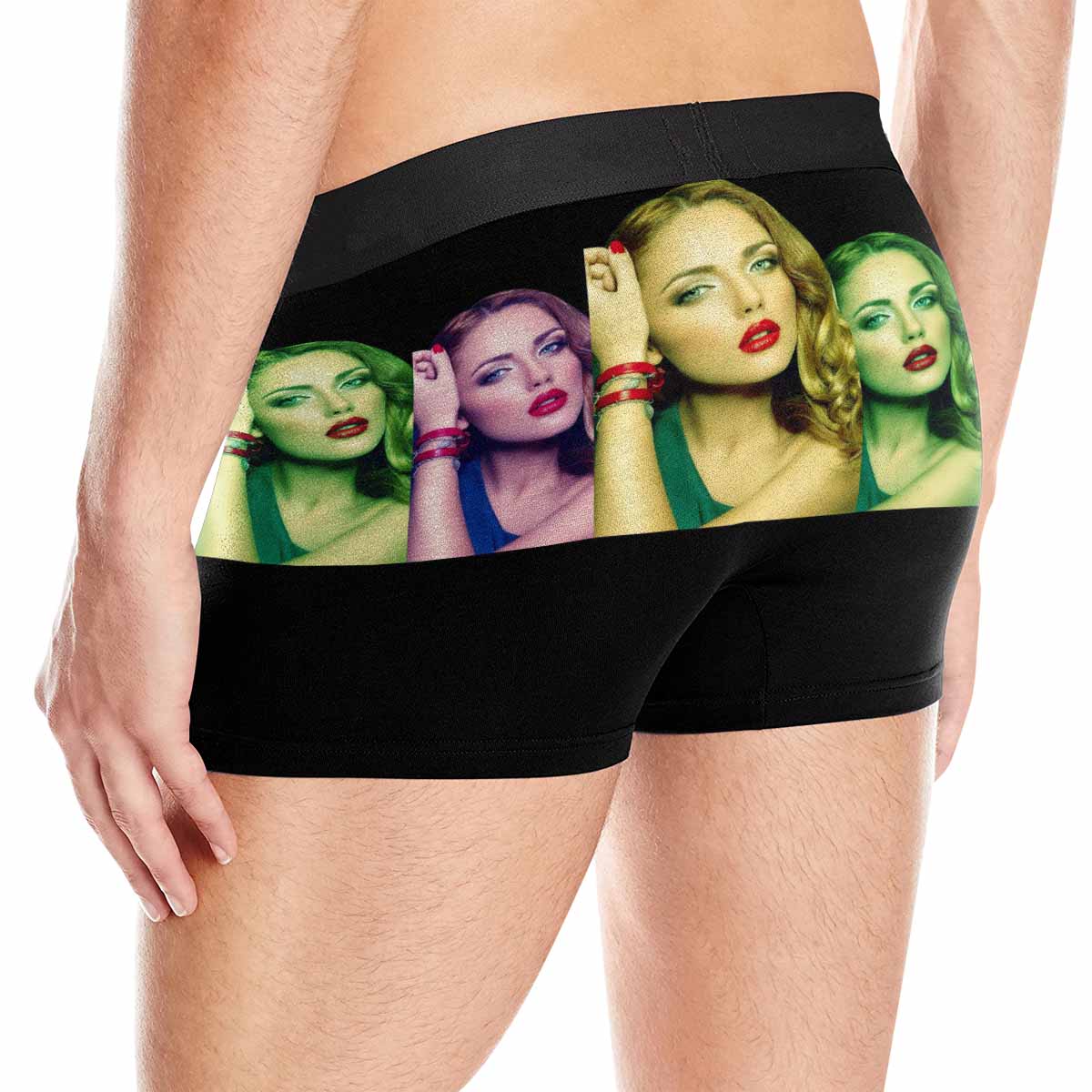 Custom Custom Face Discoloration Men's Boxer Briefs Made for You Custom Underwear For Valentine's Day Gift - YesCustom