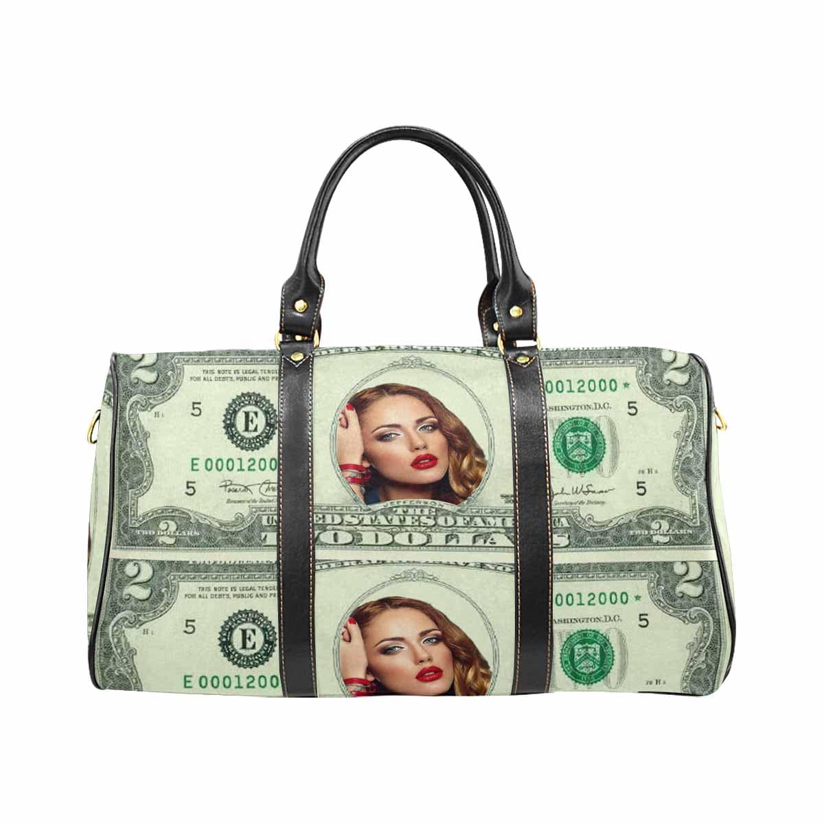 Custom Custom Face Dollar Girlfriend Travel Bag - YesCustom