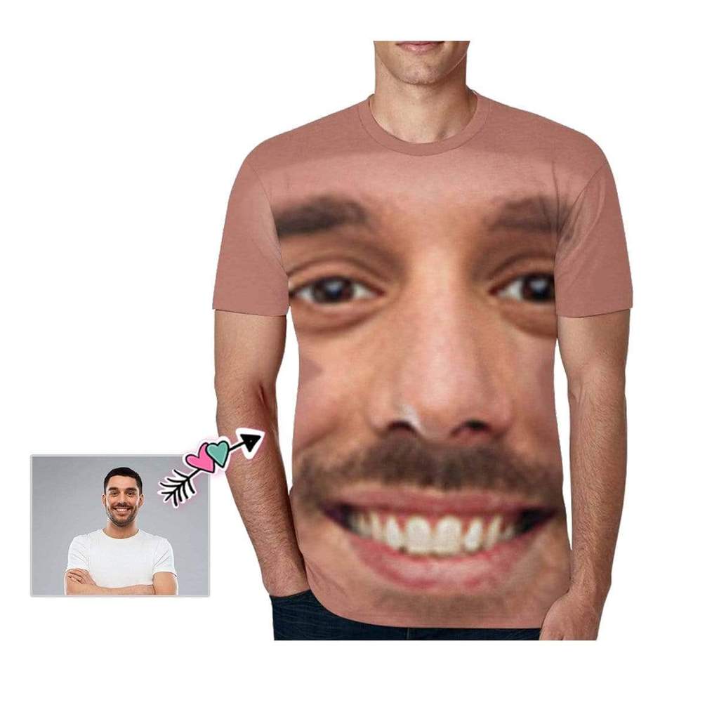 Custom Custom Face Facial Expression Men's All Over Print T-shirt Lightweight Breathable Shorts Suits - YesCustom