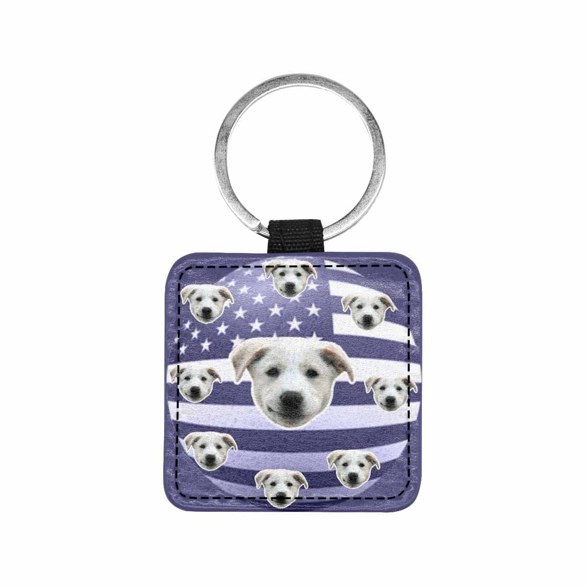 Custom Custom Face Flag Square Pet ID Tag - YesCustom