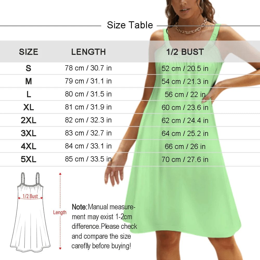 Custom Custom Face Green Leaves Couple Swim Shorts&Dress Men's Swim Trunks Women's Beach Sling Skirt - YesCustom