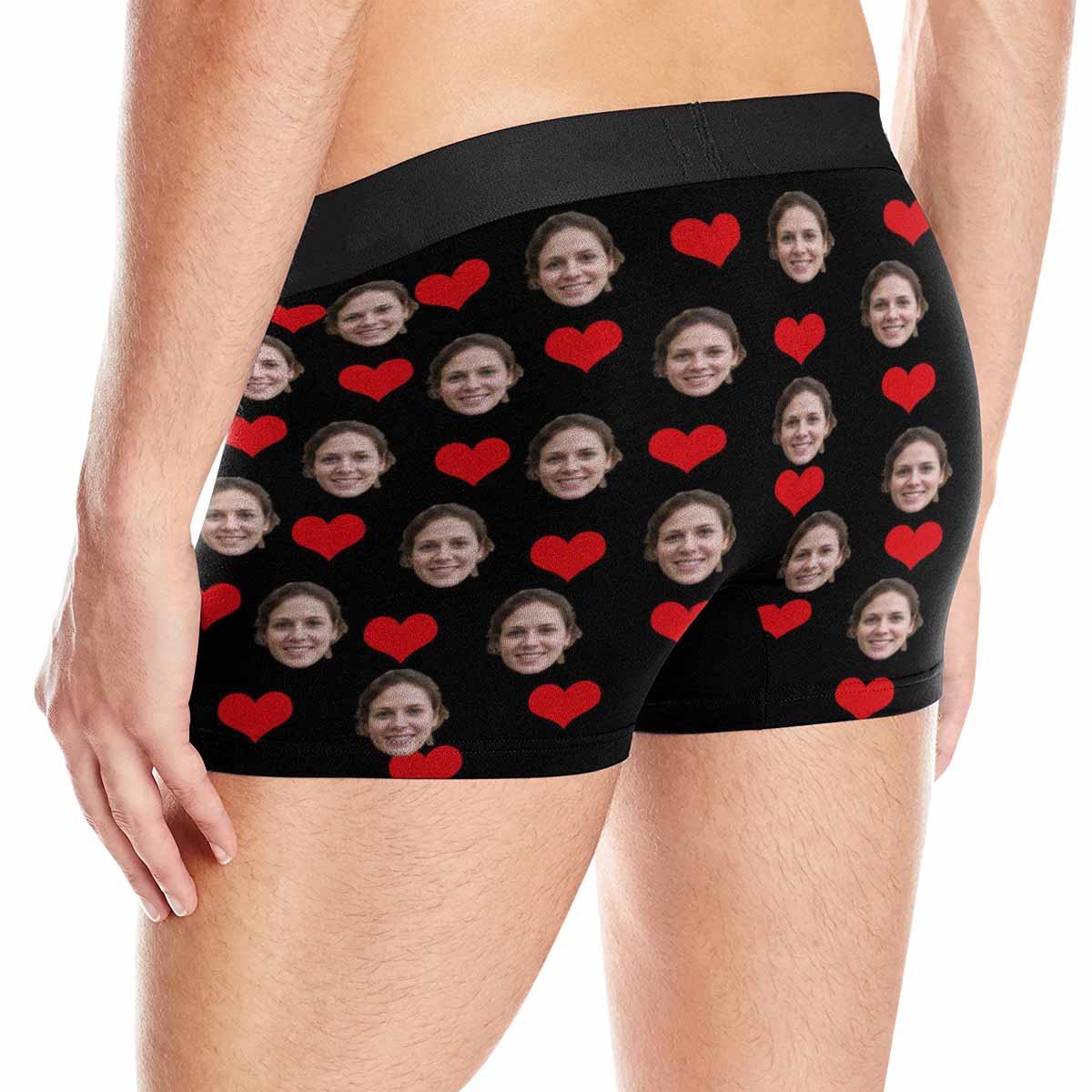 Custom Custom Face Gift Love You Men's Boxer Briefs Made for You Custom Underwear Unique Valentine's Day Gift - YesCustom