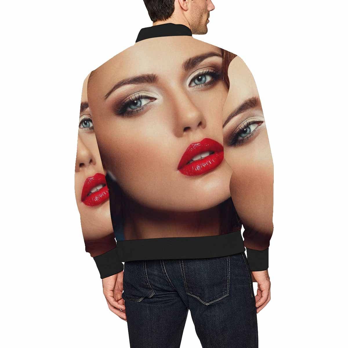 Custom Custom Face Girlfriend Men's Bomber Jacket - YesCustom