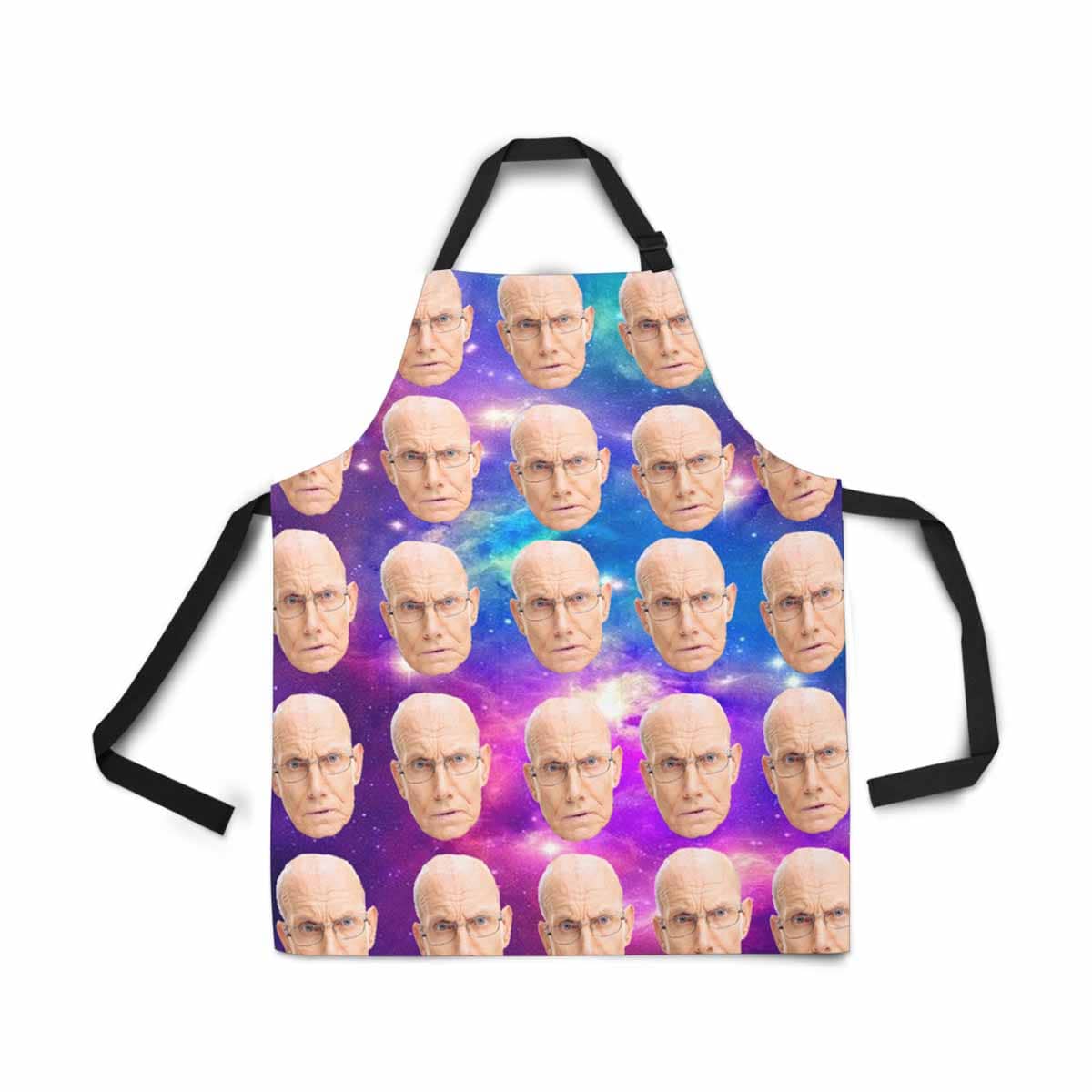 Custom Custom Face Grandpa Photo All Over Print Adjustable Apron - YesCustom