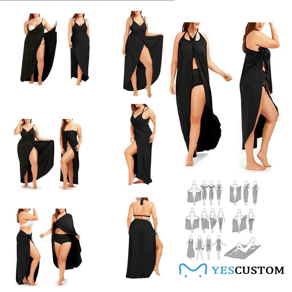 Custom Custom Face Green Pineapple Spaghetti Strap Backless Beach Dress Personalized Women's Cover up Beach Dress - YesCustom