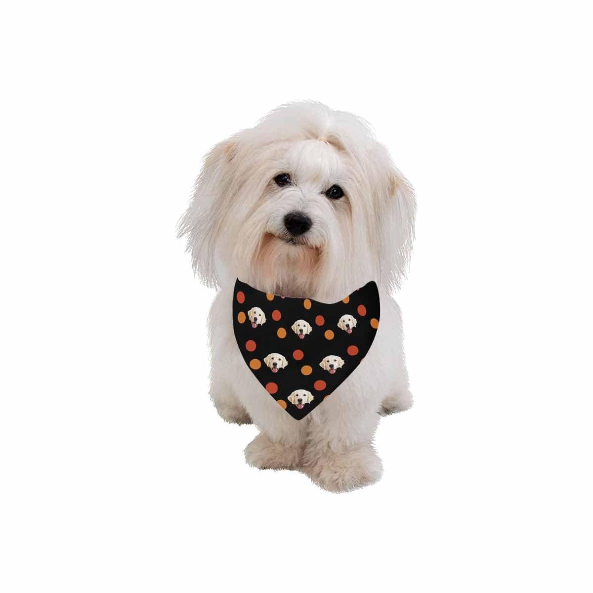 Custom Custom Face Halloween Color Pet Bandana - YesCustom