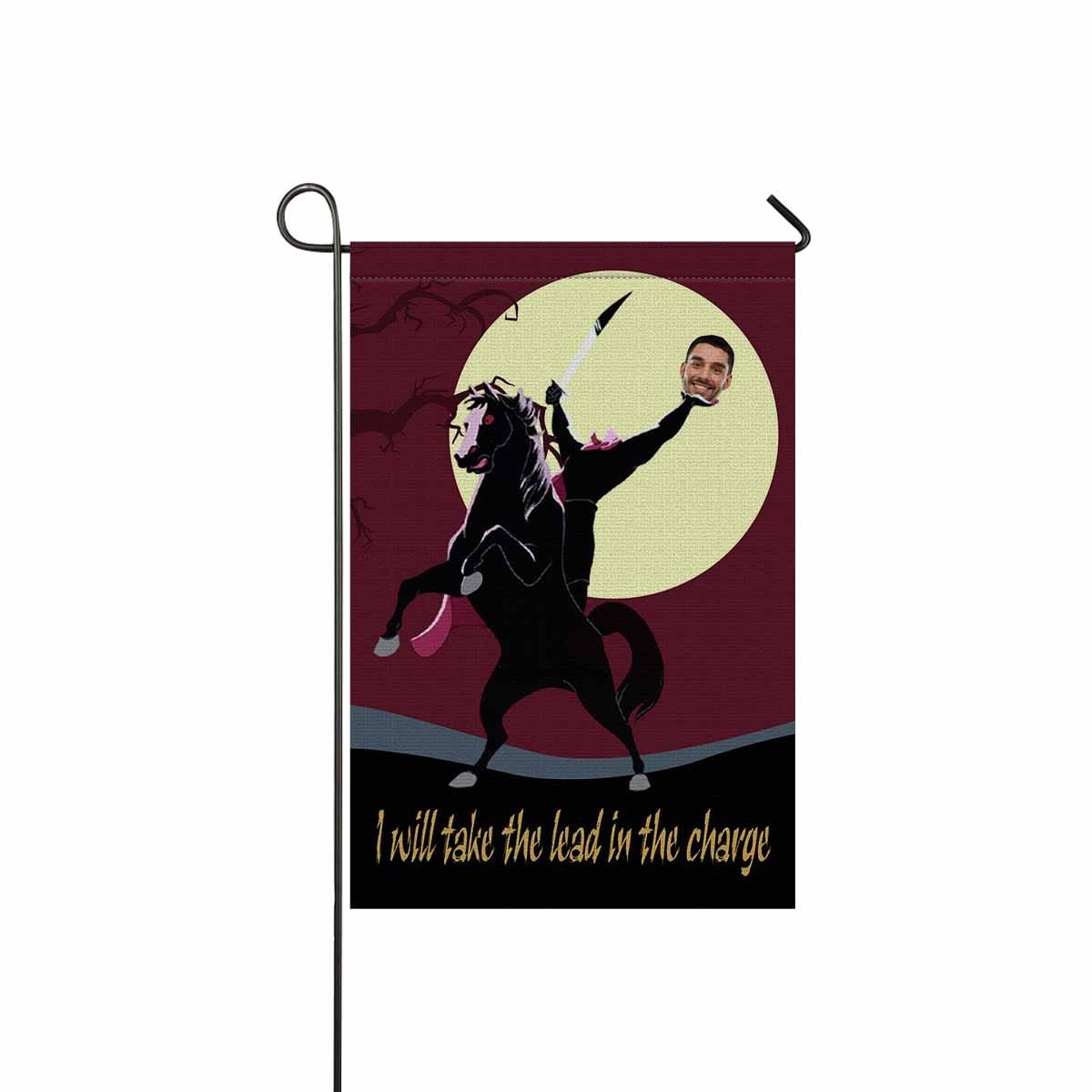 Custom Custom Face Halloween Lead Garden Flag - YesCustom