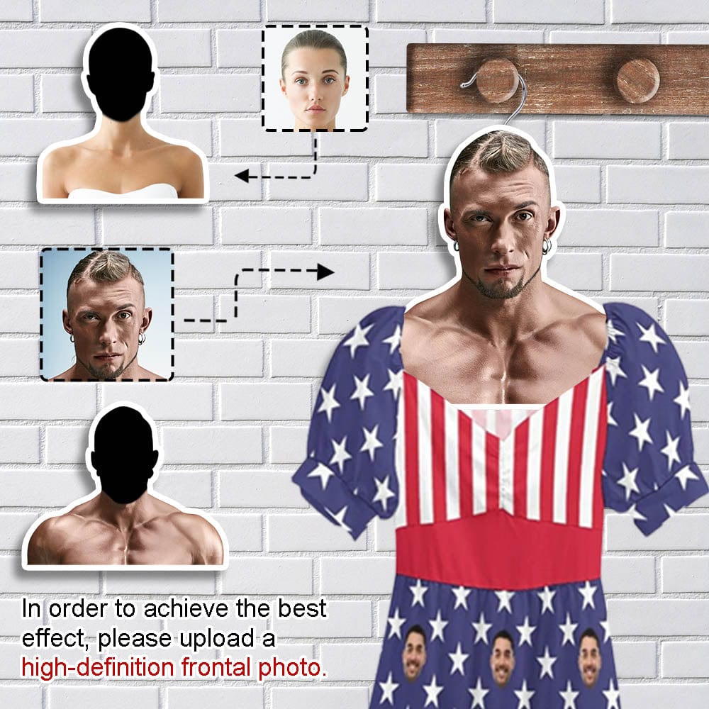 Custom Custom Face Hanger For Your Friends Portrait Hanger Muscular Man Personalized Celebrities's Photo Creative Gift - YesCustom