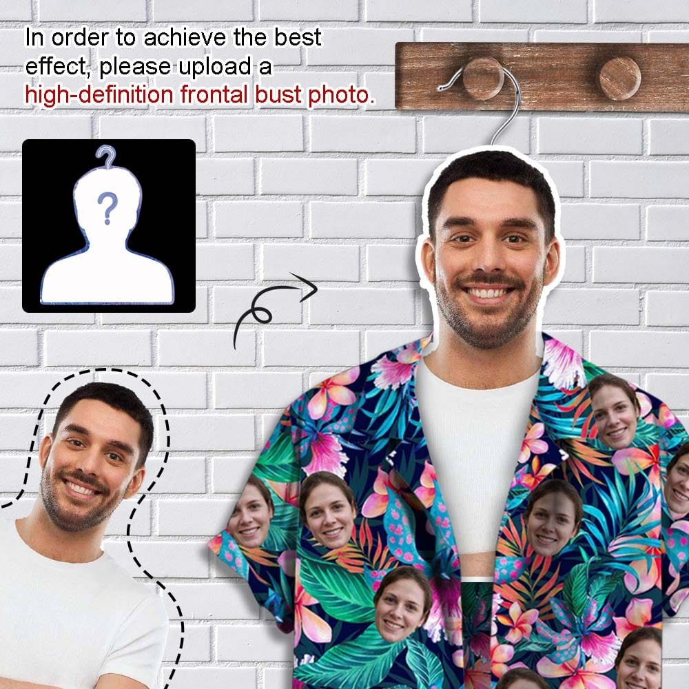 Custom Custom Face Hanger Personalized Portrait Hanger Handmade Creative Gift for Couples - YesCustom