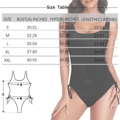 Custom #Different American Style Custom Flag Swimsuit Personalized Face American Flag Plus Size Face Swimwear Women's Photo Slip One Piece Tank Top Bathing Swimsuit - YesCustom
