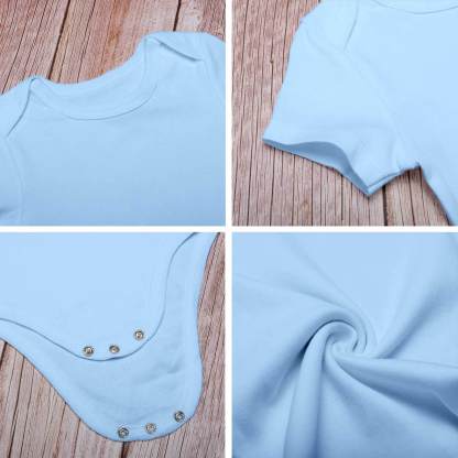 Custom #For 3M-2T Custom Face&Name&Date Cherub Bubble Romper Baby Jumpsuit Personalized Baby Romper Newborn Baby Bodysuit - YesCustom