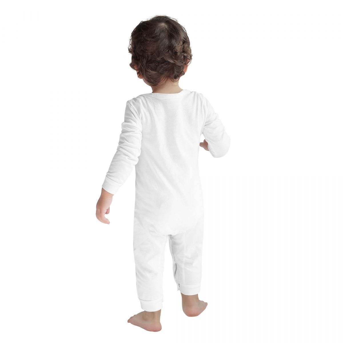 Custom #For 6M-2T-Custom 2 Photos Heart Baby Long Sleeve Rompers 100% Organic Cotton Jumpsuit One-piece Coverall and Layette Set - YesCustom