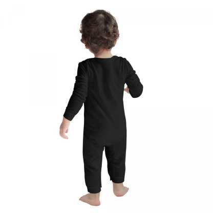 Custom #For 6M-2T-Custom Face&Name Carrot Long Sleeve Rompers 100% Organic Cotton Jumpsuit One-piece Coverall and Layette Set - YesCustom
