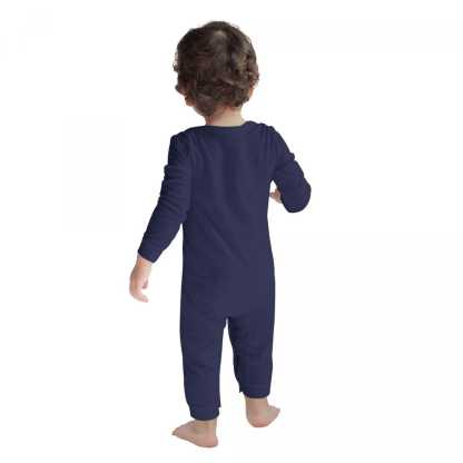 Custom #For 6M-2T-Custom Face&Name Carrot Long Sleeve Rompers 100% Organic Cotton Jumpsuit One-piece Coverall and Layette Set - YesCustom