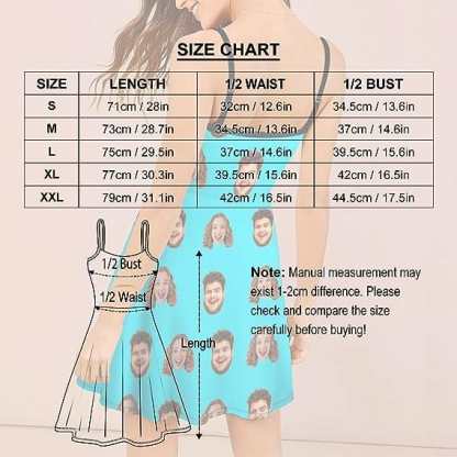 Custom Couple Hawaiian Dress Set Cruise Outfit Custom Face Multicolor Hawaiian Shirt Set&Dress - YesCustom