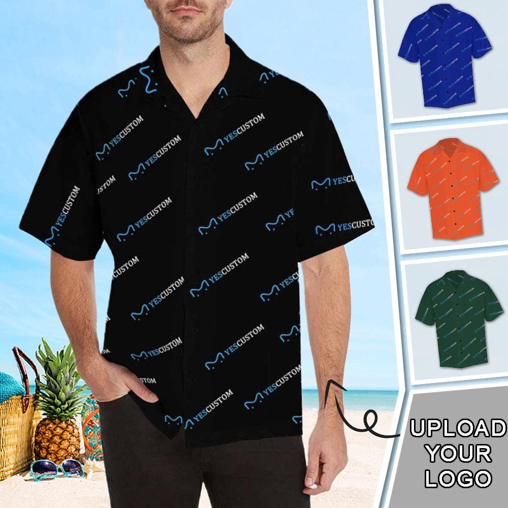 custom hawaiian shirts with logo