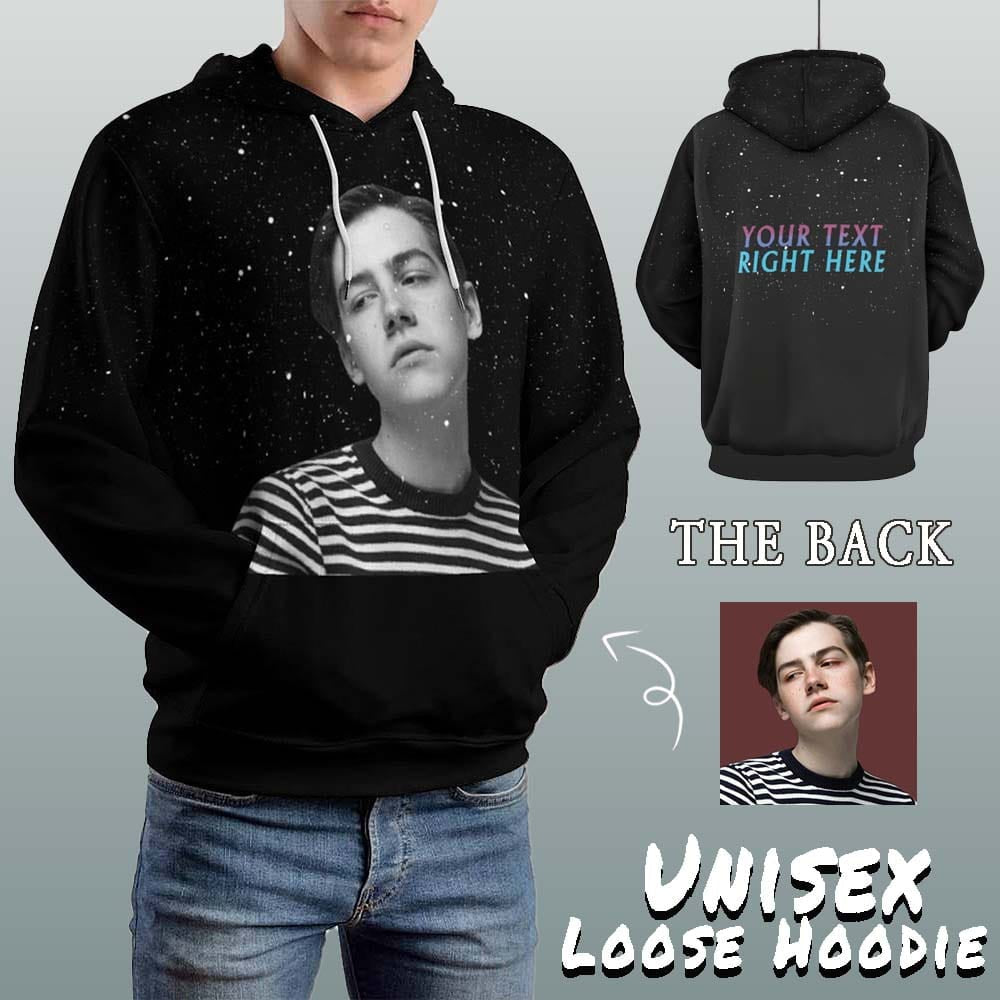 Personalized Big Face Loose Hoodie