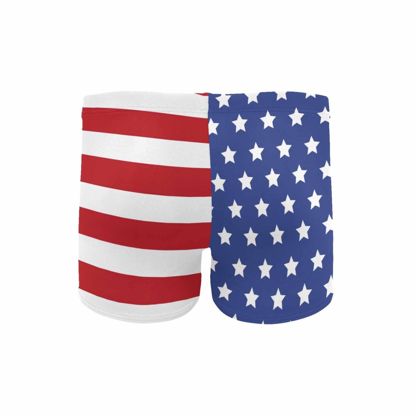 Custom #Independence Day#American Flag Men's Athletic Swim Jammers Quick Dry Waterproof Compression Square Leg Swim Briefs Swimsuit - YesCustom