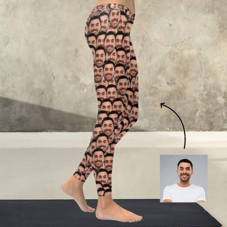 Custom Face Smash Low Rise Leggings