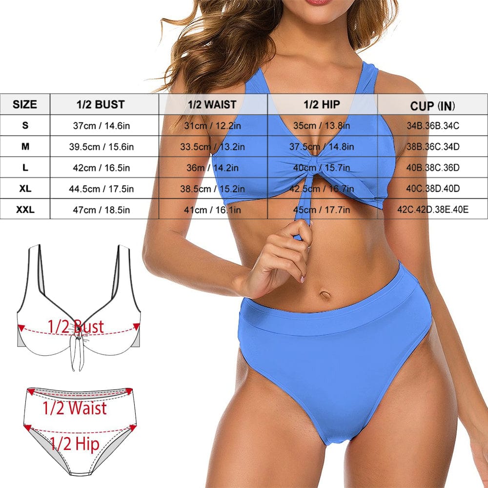 Custom #Leopard Bikini Set #Husband/Boyfriend Face On-Personalized Women's Swimwear Bikini Swimsuit Beach Bathing Suit Travel Boat Cruise Pool Party Outfits - YesCustom