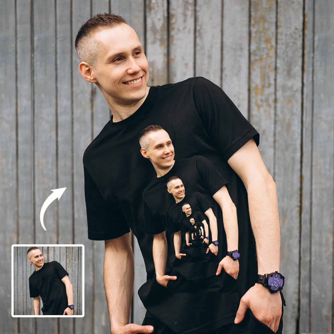Custom Shirts with Personalized Pictures Funny Men's All Over Shirts