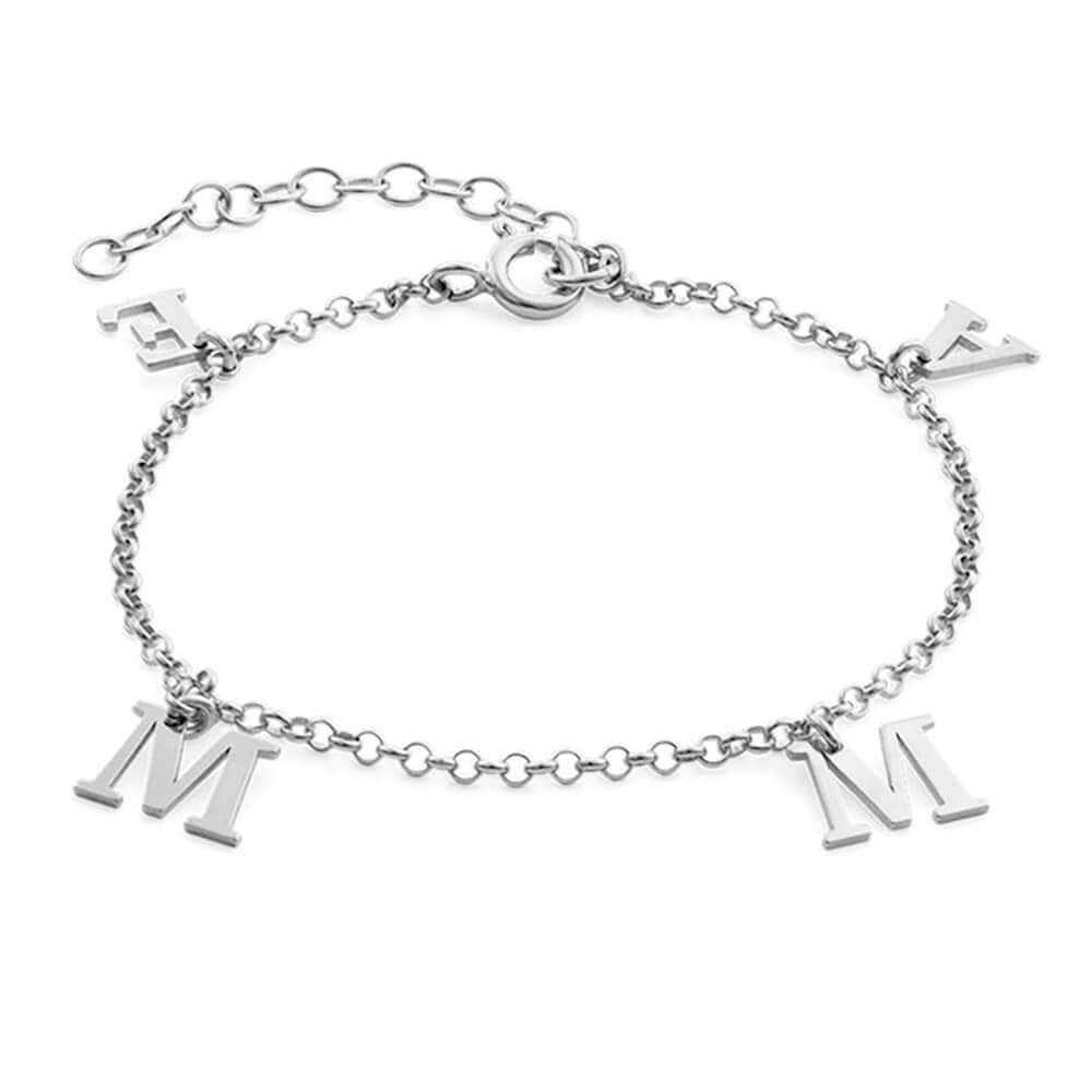 Personalized Bracelet Name Bracelet Custom Text Letter Couple Bracelet
