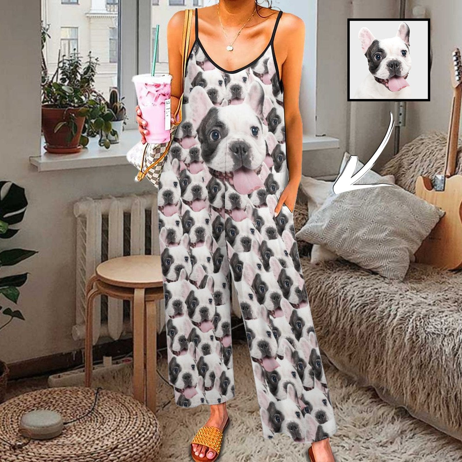 face on pajamas