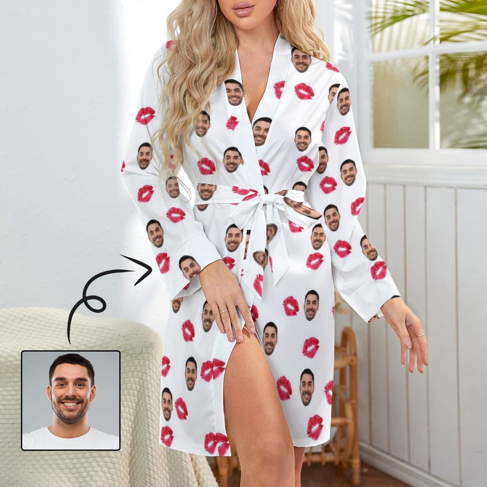 face on pajamas