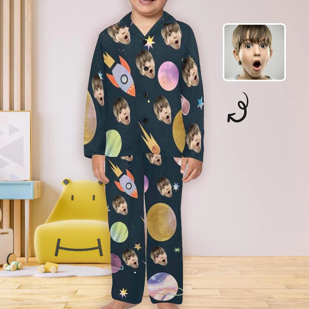face on pajamas