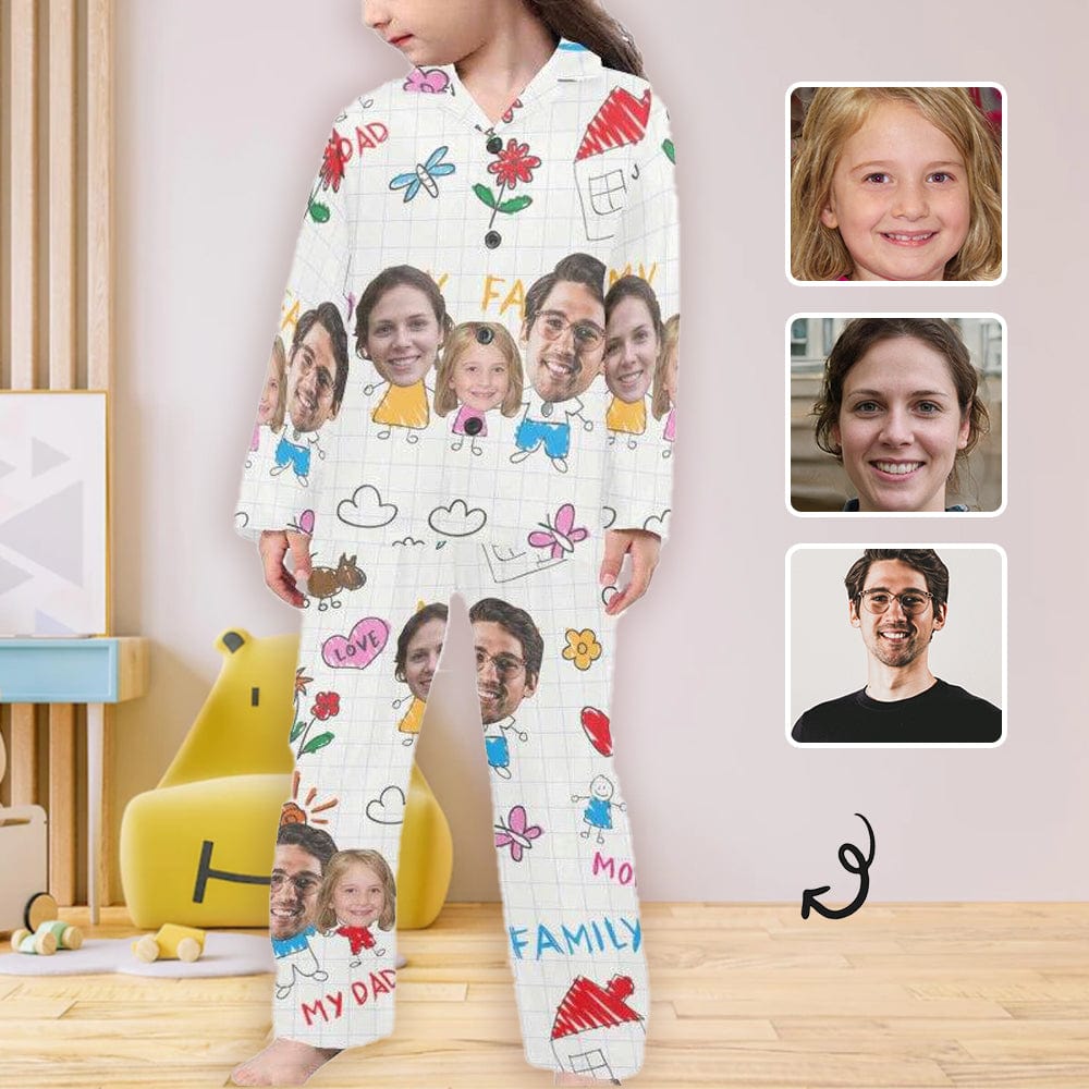 face on pajamas